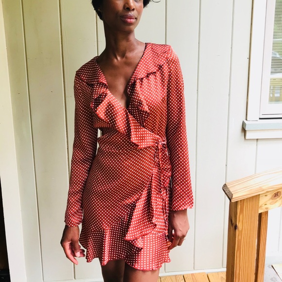 Satin Tie Dress - Picture 6 of 8